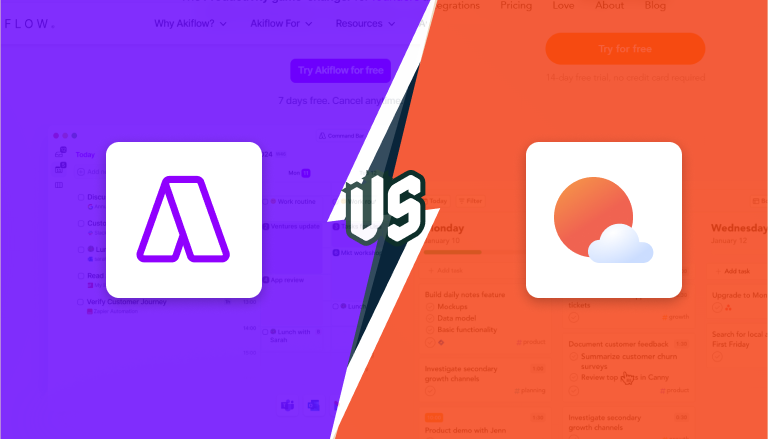 Akiflow vs Sunsama: Features, Pricing, and Which to Choose